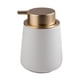 thumbnail image 1 of Dispensador de jabón de manos en loción de cerámica, bomba fácil de presionar, dispensador de desinfectante de manos para baño recargable, 1 of 5