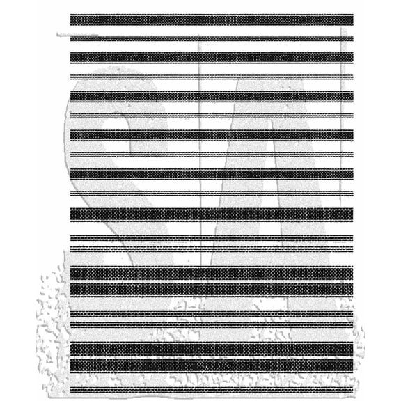 Tim Holtz Cling Stamps 7"X8.5"-Ticking   Grain