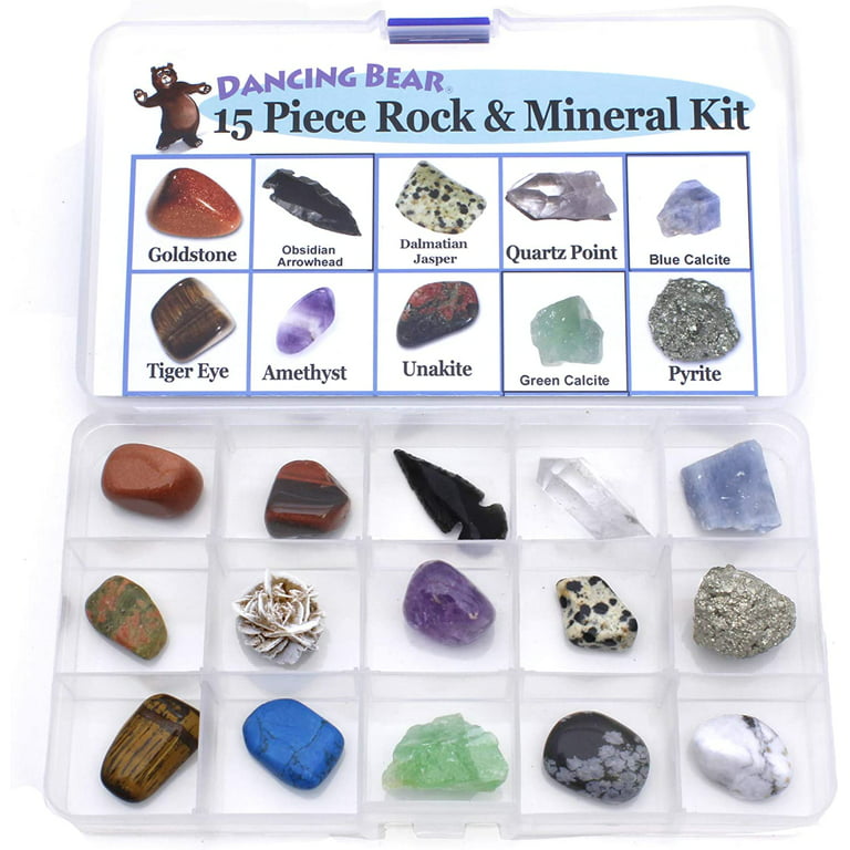 Rock Collection Box For Kids Gemstones And Crystal Collection Educational  Kit Rocks And Minerals Science Education Set With
