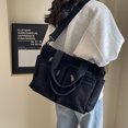 thumbnail image 6 of ibiyuan Womens Tote Bag Large Capacity Zipper Pocket Corduroy Convertible Crossbody Tote Bag for Women, Solid Color Daily Handbag Birthday Gift For Women, 6 of 6