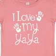 thumbnail image 4 of Inktastic I Love My Yaya Grandchild Boys or Girls Baby T-Shirt, 4 of 5