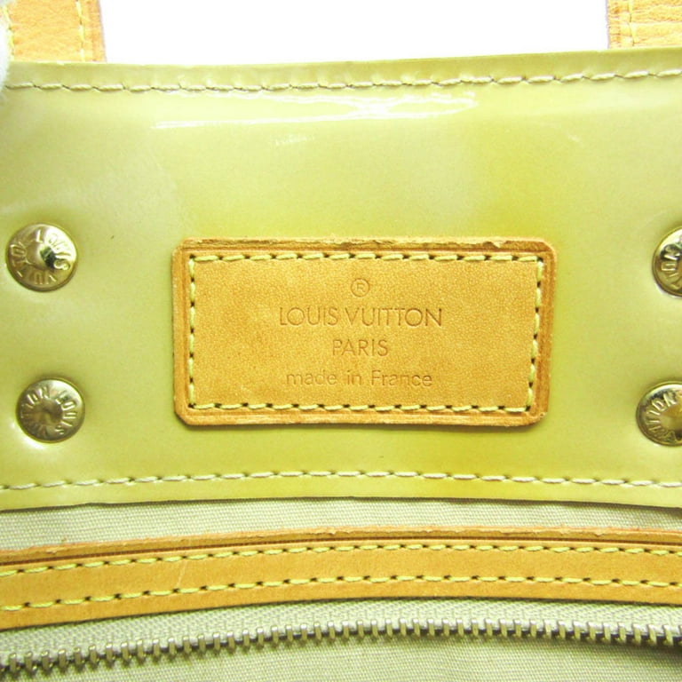 Authenticated Used Louis Vuitton Monogram Vernis Reade PM M91144 Women's  Handbag Soft Beige 