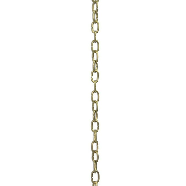 RCH Hardware CH06AB3 Decorative Solid Brass Chain for Hanging, Lighting Light Oval Unwelded