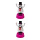 thumbnail image 2 of Ounissouiy Columpio Solar para coche, muñecas con temática de Navidad Solar, decoración de juguete de baile con energía, buenos adornos interiores para Fantasma de la lengua 2piezas Ounissouiy CBP095429, 2 of 5