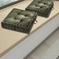 thumbnail image 7 of Covers Sofa Cushion Cover 40x40 Square Cushions Thickened Household Floor Cushions Tatami Sofa Cushions For Windows Army Green, 7 of 7