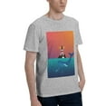 thumbnail image 2 of Bingfone Lighthouse And Whale Men'S Loose Fit Short-Sleeve Pocket T-Shirt, 2 of 7