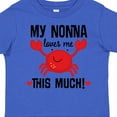 thumbnail image 4 of Inktastic Nonna Loves Me Grandson Boys or Girls Toddler T-Shirt, 4 of 5