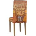 thumbnail image 4 of ABPHQTO Otoño otoño Volver a la escuela Funda protectora para silla Funda protectora para asiento para comedor Hotel Fiesta de boda Juego de 6, 4 of 4