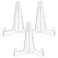 thumbnail image 2 of FRCOLOR easel stand Transparent Acrylic Easel Stand for Office Use Multi Functional Display Rack 3Pcs,3.54"X3.15"X3.15", 2 of 5