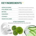 thumbnail image 6 of Fortify Skincare Face Mask with Retinol and Collagen - Dermatologist Tested, Anti Aging - Firming & Barrier Protecting - 3-in-1: Detox - Treat- Boost - Clean Beauty, Korean Skin Care, 5 Sheet Masks, 6 of 7