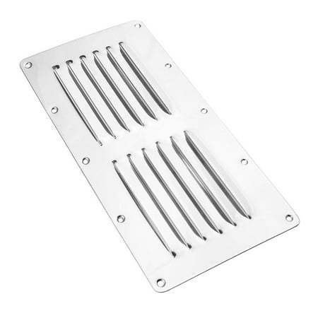 

Stainless Steel Boat Louvered Vent Air Grill Cover Ventilation Louver Grille