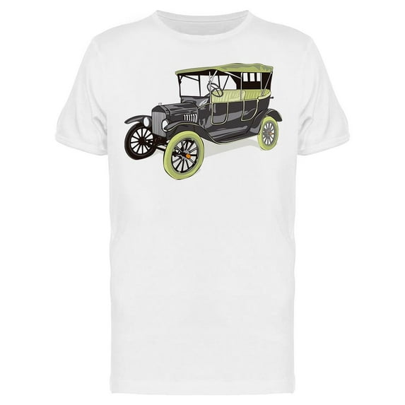 Old School Automobile T-Shirt Men -Image by Shutterstock, Male Large