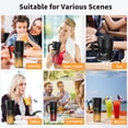 thumbnail image 6 of Portable for Shakes 16oz Rechargeable with 6 Sharpness Blades Multifunctional Cup, 6 of 9