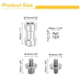 thumbnail image 2 of Uxcell Camera Screw Mount Set, 1/4 to 3/8 Male Screw, Female Screw for Camera, 2 of 6