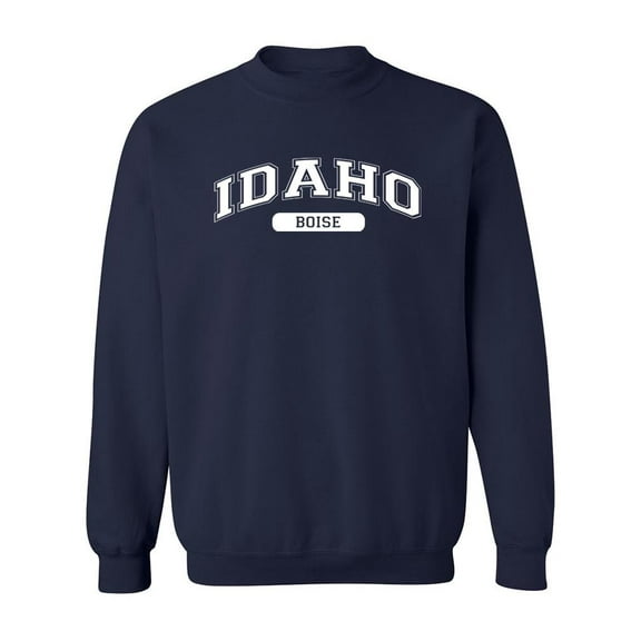 Boise Idaho Men Sweatshirt, Male 4X-Large