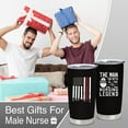 thumbnail image 3 of Male Nurse Gifts - Nurse Gifts for Men - School Nurses Appreciation Gift - Birthday Gift for Male Nurses, 20 oz Insulation Stainless Steel Tumbler, 3 of 6