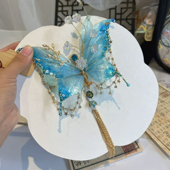 Large Fairy Wing Hair Clips,Tassel Hair Clip, Hairpin, Elegant & High-Value Hair Accessory