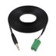 thumbnail image 1 of Cable adaptador de audio Mizh PIXNOR con entrada auxiliar de 3,5 mm para Clio Scenic (150 cm, negro), 1 of 5