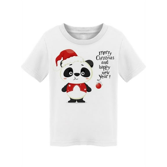 Christmas Panda Cute T-Shirt Toddler -Image by Shutterstock,  5 Toddler