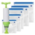 thumbnail image 1 of Vacuum Sealer Bag Transparent 6Pcs 8.3*8.7in, 1 of 8