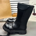 thumbnail image 6 of UngA Girls Knee High Boots Zipper Winter Boots Tall Little Girl Boots (Toddler/Little Kid/Big Kid),Size 12.5, 6 of 7