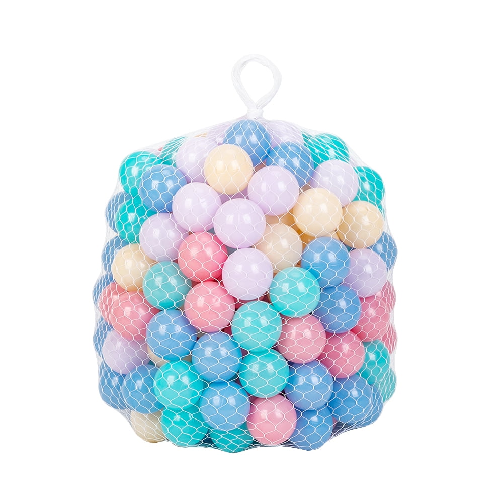 Kepooman 200 5.5cm Macaron Ocean Ball - Pit Balls Non-Toxic Free BPA Soft Plastic Balls for Ball Pit Play Tent Baby Playhouse Pool Birthday Party Decoration
