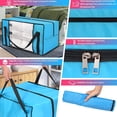 thumbnail image 6 of Clothes Storage Closet Storage Bags 3pcs Closet Organizer 90L Large Blankets Storage Bags Foldable with Handles 420D Oxford for Clothes Comforter Blanket, 6 of 7