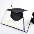 thumbnail image 3 of Bachelor Graduation Hat Unisex Adult Matte Adult Doctoral Student Graduation Cap with Tassel (Blue), 3 of 8