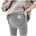 thumbnail image 4 of pstuiky Maternity Leggings Leggings Over The U-Shaped Belly Support High Waisted Pregnancy Plus Size Yoga Pants Full Length for Daily Wear Activewear Maternity Pants for Women, 4 of 9