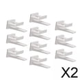 thumbnail image 1 of Ganchos para sombreros Macarena 2x10 Uds Estante Multifuncional Almacenamiento duradero, 1 of 8