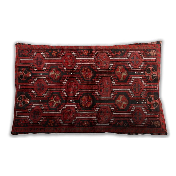Ahgly Company Outdoor Rectangular Traditional Lumbar Throw Pillow, 13 inch by 19 inch