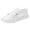 White, variant on Ladies' Classic Lightweight Breathable Ribbon-Tie Leisure with Allover Floral Pattern Cushioning Flexible Rubber Outsole Padded Ankle Collar for Long Walks Indoor Outdoor Use
