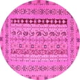 thumbnail image 1 of Ahgly Company Indoor Round Persian Pink Traditional Area Rugs, 8' Round, 1 of 4
