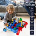thumbnail image 4 of Car Adventure Toys Car Race Track Toys with 2 Cartoon Vehicles Puzzle Adventure Car Track Toy Reusable Interactive Racing Kid, 4 of 11