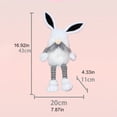 thumbnail image 3 of Poupée Lapin à Longues Jambes de Pâques Décoration Mignonne Poupée Elf, 3 of 7