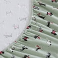 thumbnail image 3 of Juego de Sábanas Laura Ashley de Franela de Algodón para Cama Individual con Diseño Holiday Pups, 3 of 9