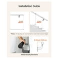 thumbnail image 4 of Pipe Stair Handrail 4ft, Black Aluminum Railing for Steps, 1.26" Diameter, Indoor Outdoor Industrial Hand Rail, Wall Mounted Staircase Safety Support, 4 of 9