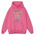 thumbnail image 4 of Sudadera con capucha retro desgastada con lavado "Enséñales a amarlos, míralos crecer" para hombre, sudadera de moda de otoño, 100 % algodón, ropa con capucha cálida, 4 of 5