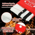 thumbnail image 3 of Fire Blanket Fiberglass Fire Suppression Blanket for Emergency Surival Emergency Blanket with Flame retardant protection and Heat insulation Survival Blanket for Home (4PACK), 3 of 8