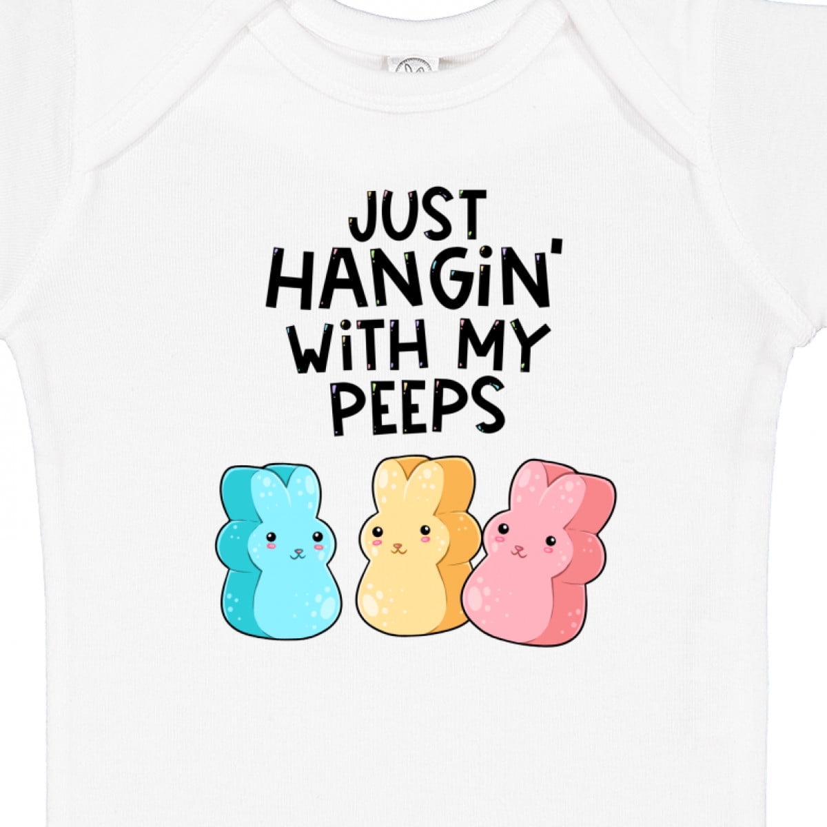 Inktastic Easter Just Hangin' with My Peeps Boys or Girls Baby Bodysuit