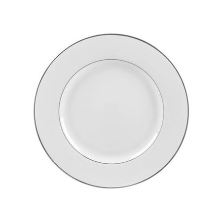 

10 Strawberry Street Silver Double Line Lunch Plate (Set of 6)