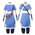 thumbnail image 1 of Último El Avatar Airbender Katara Cosplay Azul Disfraz Chica Halloween Trajes Nuevo, 1 of 4