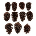 thumbnail image 4 of 10pcs Pine Cones Baubles Hanging Christmas Festival ornament Pine Tree Holiday Decoration B 8-10CM, 4 of 7