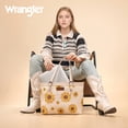 thumbnail image 3 of Montana West Women's Wrangler Tote Bag - Sunflower Floral Purse, Western Style Shoulder Bag, Ideal Memory-Keeper, Beige, 3 of 7
