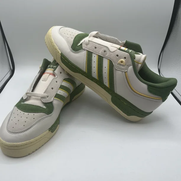 Ad-id-as Rivalry Low 86 'Chalk White Crew Green' FZ6318 Men's Size 12 Shoes