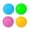 Multicolor, variant on 2 Pack Solid Color Stress Balls, Squeeze Fidget Toys for Anxiety Relief, Hand Grip Strengthener, Ventilation Stress Reducing Toys for Office & Home