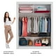 thumbnail image 4 of Ropero Closet Madesa Denver 2 Puertas Corredizas Blanco/Marrón, 4 of 5