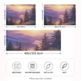 thumbnail image 2 of Yayeee Pillowcase Standard Size Set of 2 Satin Wrinkle Resistant Pillow Case, Beautiful Mountain, 2 of 7