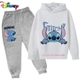 thumbnail image 2 of Conjunto de sudaderas con capucha y pantalones de punto para niños y niñas, sudaderas con capucha y punto para niños y niñas, ropa de moda para niños, 2 of 5