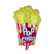 Angle View: LUOEM Popcorn Mylar Balloons Popcorn Party Balloons Funny Movie Night Party Decorations for Birthday Wedding Baby Shower Hollywood Party Supplies 5 Pack